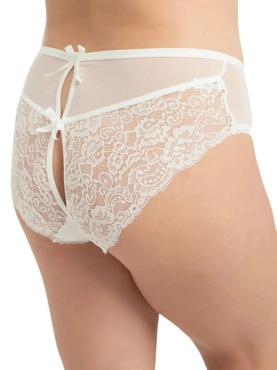 Damen Slip Ecru