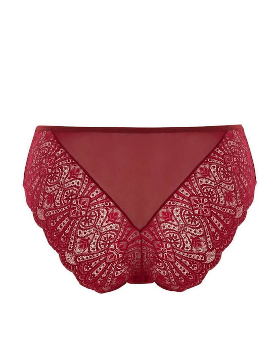 Damen Slip Burgundy