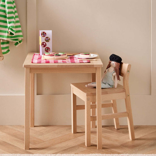Kids Concept Wooden Pizza Set for Ages 3 and Up