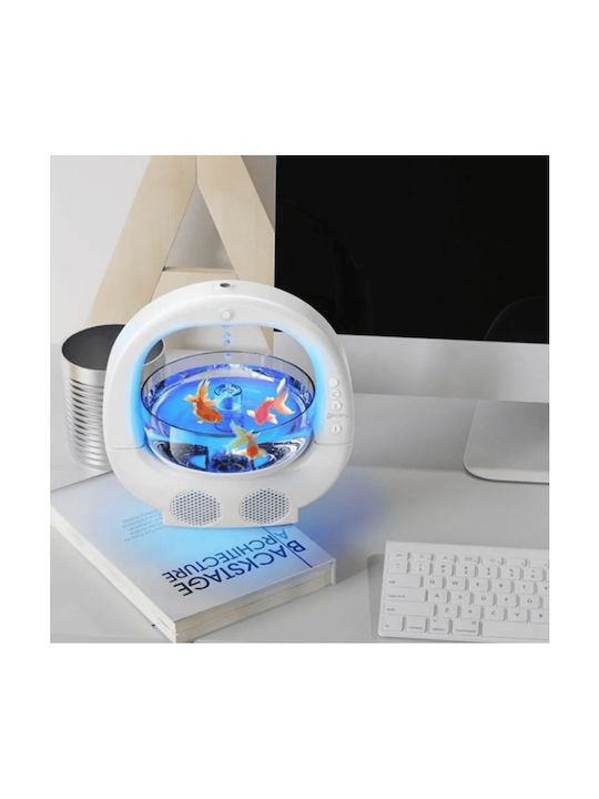 Lumini LED Dispozitiv de aromaterapie Umidificator Mini Acvariu Difuzor cu temporizator Multicolor 700ml t02115891