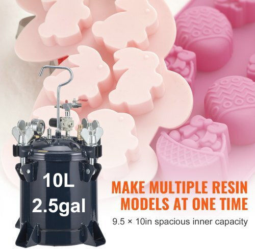 Rezervor de Presiune pentru Vopsea Vevor 10L/2.5Gal 70psi Max Pqtbdox10ldhobyecv0