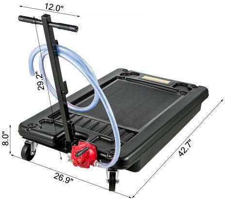 Portable Oil Drain Pan Vevor Pump 64L SUV Cars & Trucks Qcpyp17gsysylbyc1v0