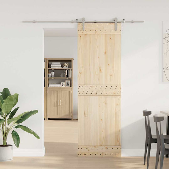 Sliding Door Mechanism Silver 183 cm Stainless Steel