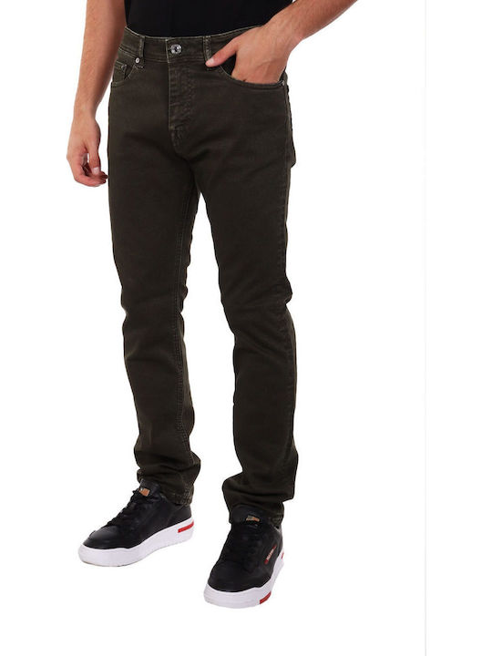 Men's Jeans Pants with Regular Fit Khaki