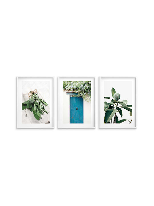 Wandposter Küche Wohnzimmer Natur Kräuter Pflanzen Minimalismus 3x30x40