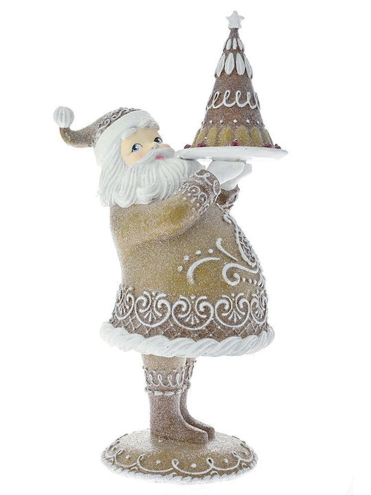 Santa Claus Brown 42x22x17cm Gingerbread