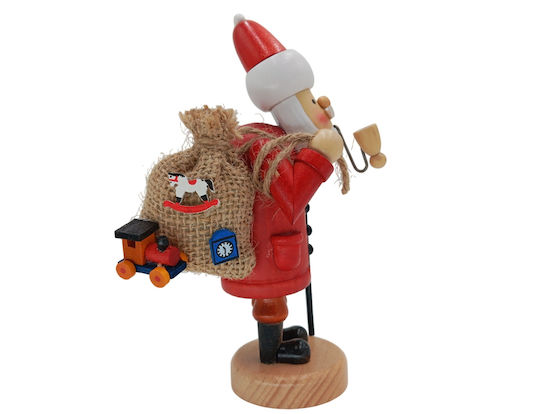 Dekorativer Weihnachtsmann Rot aus Holz