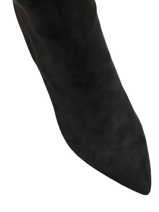 Synthetic Leather Over the Knee Women's Boots Black