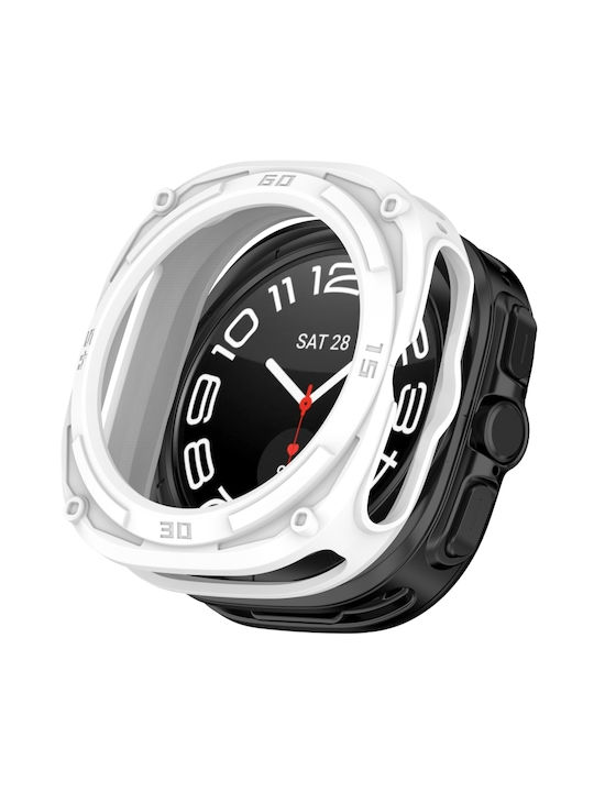 Θήκη Σιλικόνης σε Λευκό χρώμα για Samsung Galaxy Watch Ultra 47mm