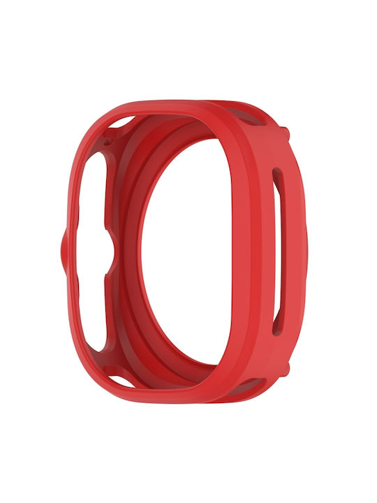 Silikonhülle in Rot Farbe für Samsung Galaxy Watch Ultra 47mm