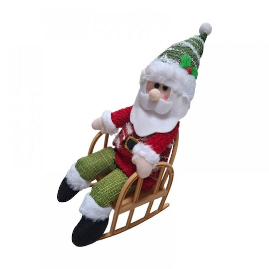 Plüsch Dekorativer Weihnachtsmann Mehrfarbig