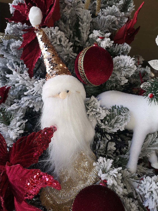 Santa Claus Gold 15cm 4pcs