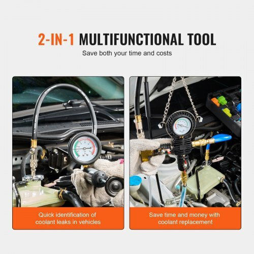 Radiator Pressure Test Kit 28 Pcs Vevor Cars Motorcycles Trucks Srqlqyylcsy29e5nuv0