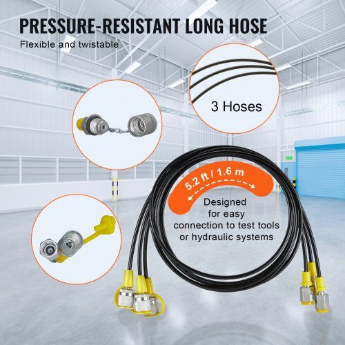 Kit de Testare a Presiunii Hidraulice Vevor pentru Excavatoare Jxybz3t11g0050bllv0