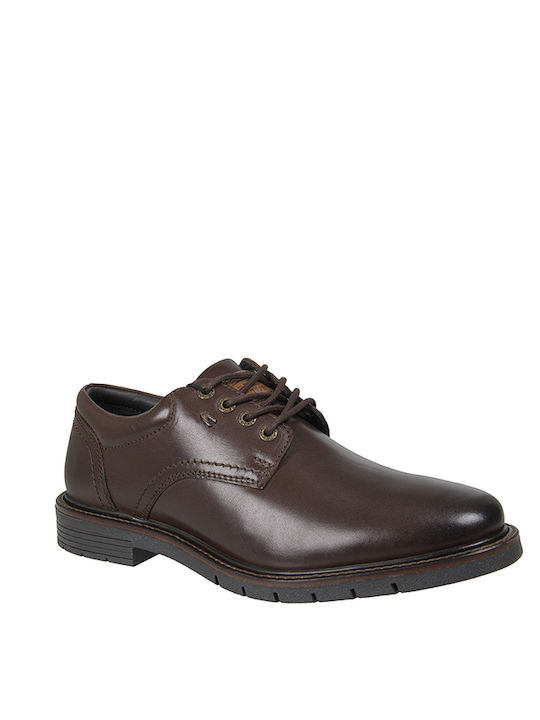 Men's Leather Casual Shoes Burgundy