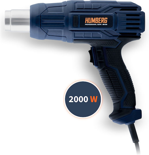 Humberg HM-290 Heißluftpistole mit Temperaturregelung bis zu 600°C