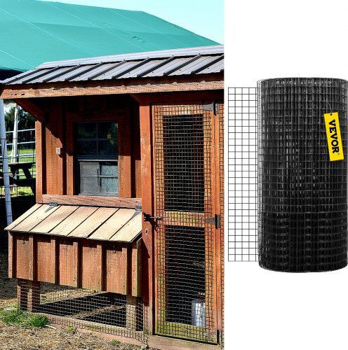 Vevor Plasă De Protecție Balcoane Neagră 0.91x15.24m