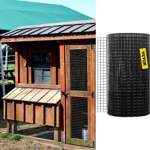 Vevor Plasă De Protecție Balcoane Neagră 1.22x15.24m