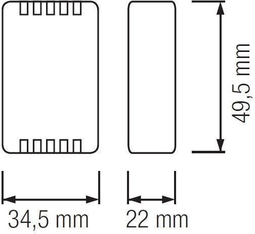 Rgb Led Strip Remote Controller 12-24v Max 72w