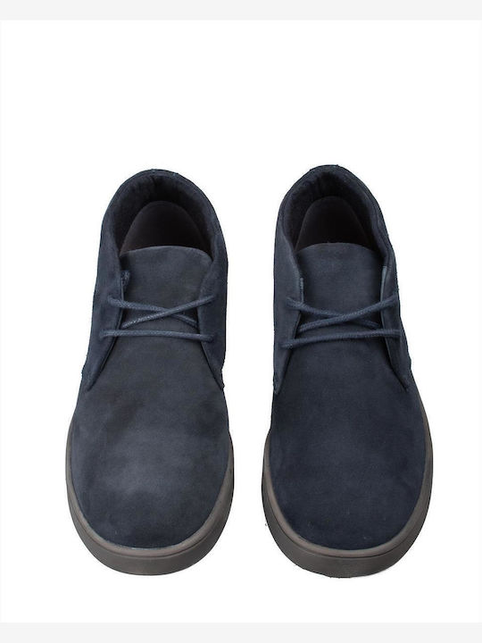 Spherica Wildleder Marineblaue Chelsea Herrenstiefel
