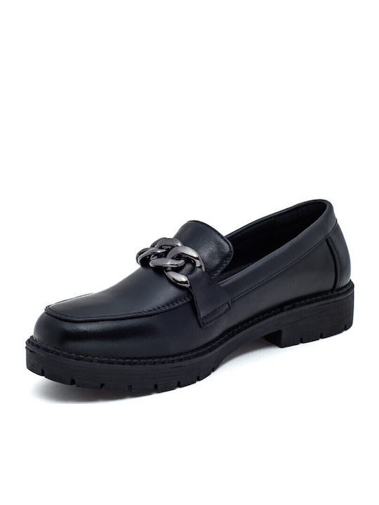 Damen Mokassins in Schwarz Farbe