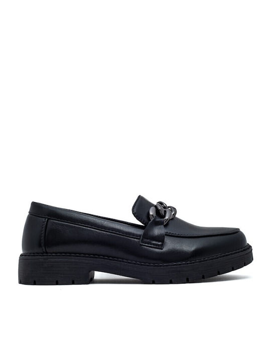 Damen Mokassins in Schwarz Farbe
