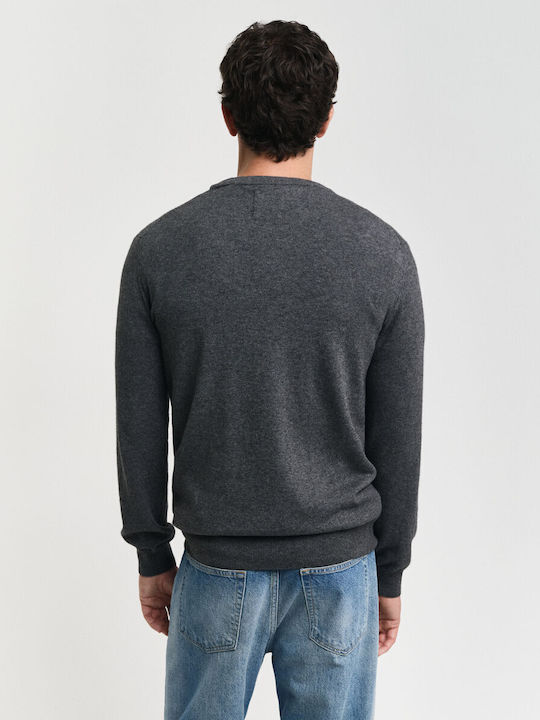 Gant Crew Pullover Dark Grey Melange