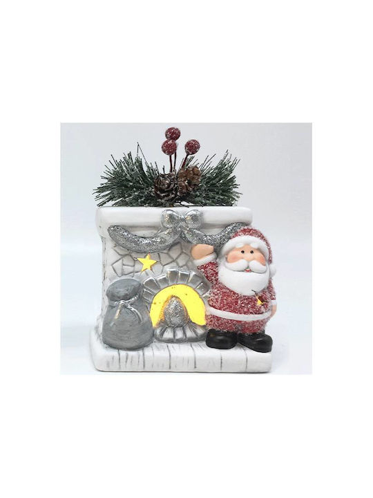 +Efo Christmas Ceramic Battery Lantern 12.8x9.8cm 2pcs