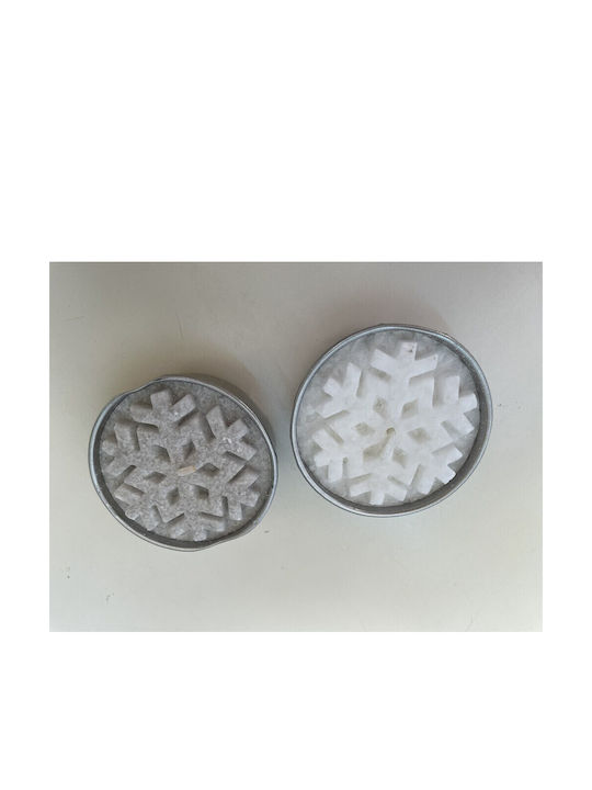 The translated Liquid template in German language: Weihnachtskerzen & Kerzenständer Kerze Gray 6cm. 2Stück