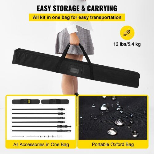 Set of 4 Advertising Banner Stands 54" to 96" Trade Shows 4xdm-abszsj000001v0