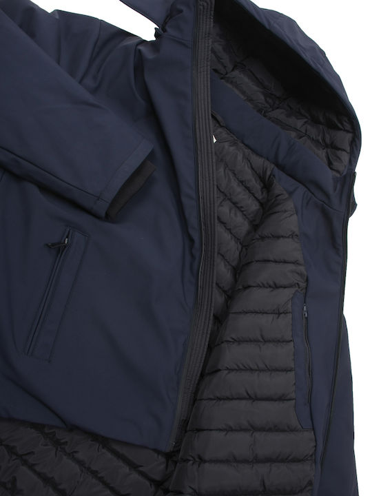 Winter Jacke Winddicht Blau
