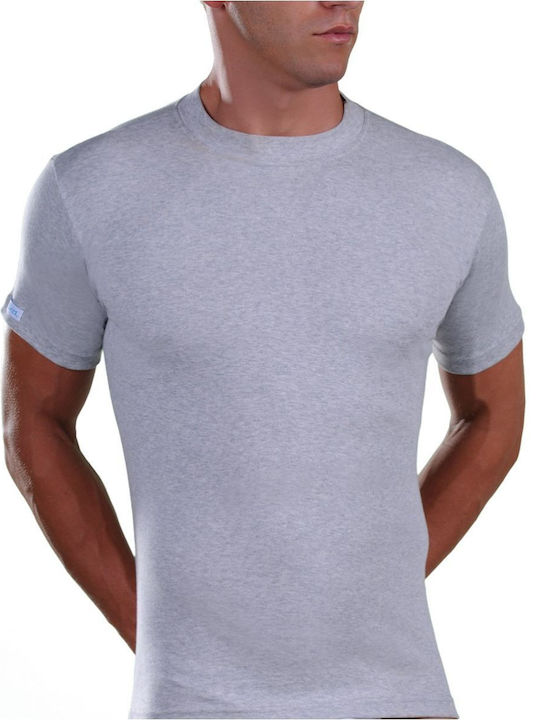 Lord Men's Undershirt Short-sleeved Light Grey