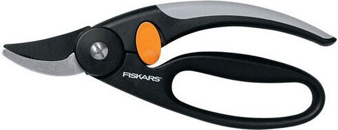 Fiskars SP45 Gartenschere Typ Ratsche Mit 21,8cm Scherlänge