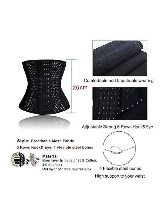 Wlinsq Taillenstraffendes Korsett Black