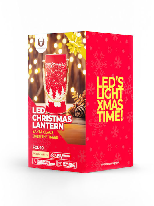 Christmas Glass Red Lantern