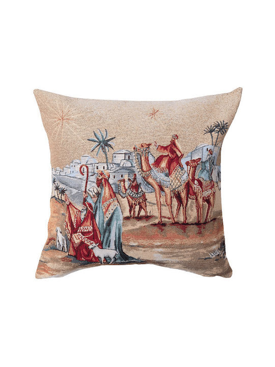 Dimeco Christmas Decorative Pillowcase Beige 45x45pcs