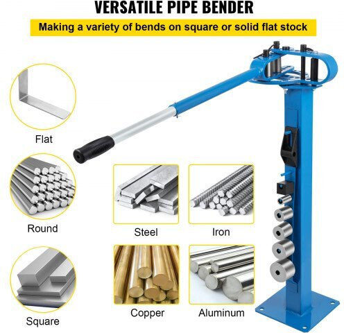 Îndoitore manuală compactă de metal Vevor 7 matrițe 2,5-7,6 cm Sdwgjyp38zh000001v0