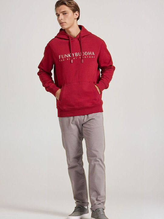 Sweatshirt with Hood Red
