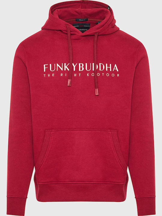 Sweatshirt with Hood Red