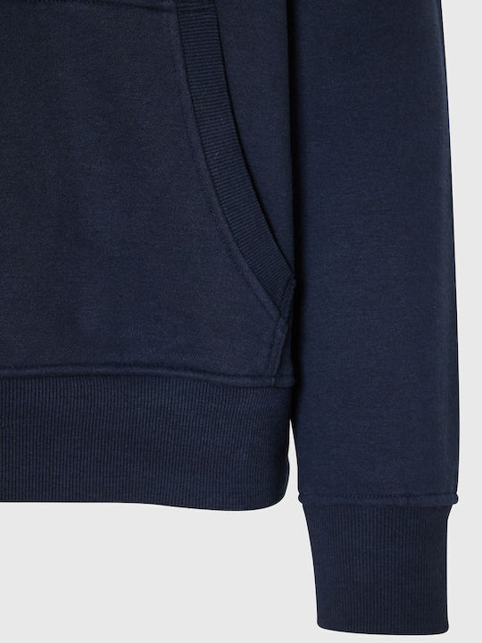 Sweatshirt with Hood Navy Blue