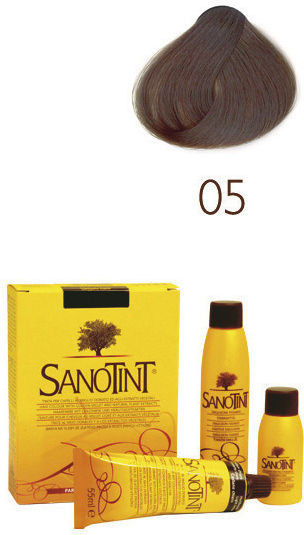Sanotint Classic Vopsea de Păr Fără Amoniac 05 Castaniu Auriu 125ml