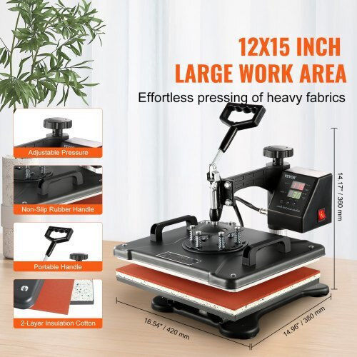 Vevor 8 in 1 Multifunctional Heat Press for Printing T-shirts, Mugs, Hats, Plates Fm1181dgnthj00001v2