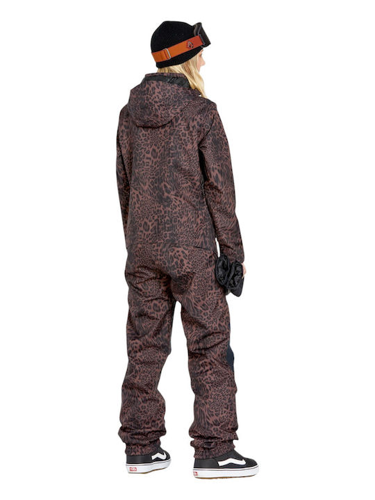 Volcom Shiloh Snow Suit H0652503-LEO Дамски Сноуборд-панталони Ски & Сноуборд Кафяв