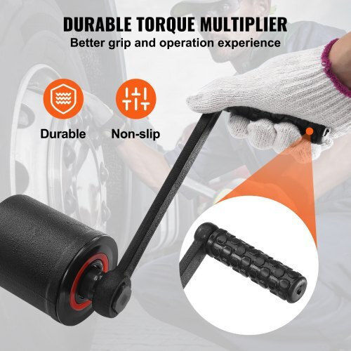 Vevor Torque Multiplier Wrench Set 1" 4 Sockets Storage Case Trucks RVs