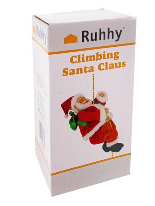 Santa On A Rope Christmas Decoration Ruhhy 22502