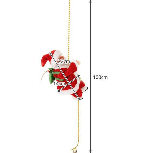 Weihnachtsdekoration Santa am Seil Ruhhy 22502