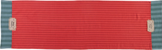 Nef-Nef Homeware Weihnachtlich Tischtuch Läufer Stoff Rot L45xB150cm.