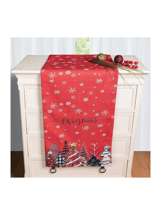 Christmas Table Runner Print 45cm X 170cm Ks2025-9