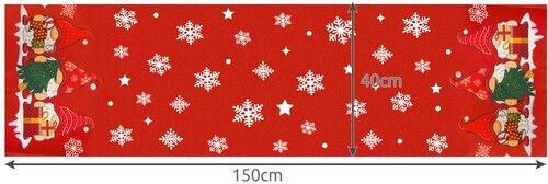 Christmas Runner 150x40cm Ruhhy 22484