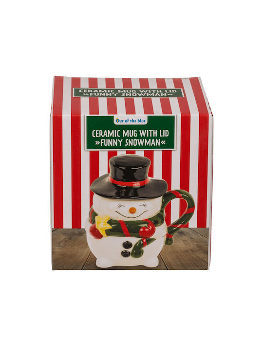 Out of the Blue Lustiger Schneemann Weihnachtlicher Becher Schneemänner 300ml